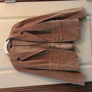 Women's size L Ana brown corduroy jacket